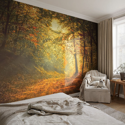 Bedruckte Vlies-Fototapete mit einer Herbstlandschaft