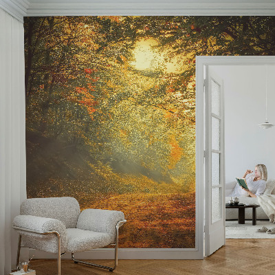 Bedruckte Vlies-Fototapete mit einer Herbstlandschaft
