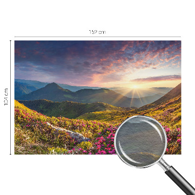 Vliestapete fürs Wohnzimmer Bergpanorama