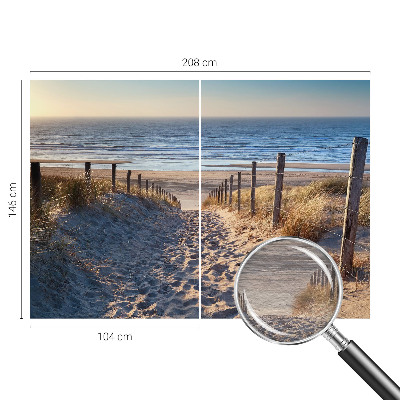 Moderne Vlies-Fototapete Strandweg