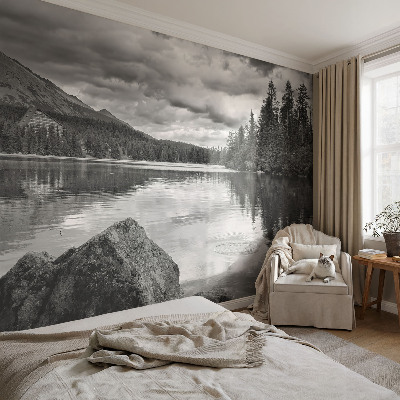 Wand-Fototapete mit Bergpanorama