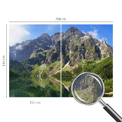 Fototapete mit malerischem Bergmotiv