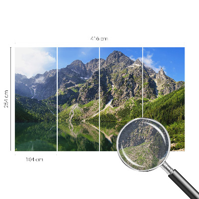 Fototapete mit malerischem Bergmotiv