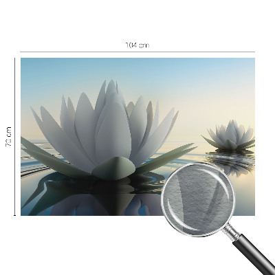 Vlies-Fototapete mit Motiv Seerosen