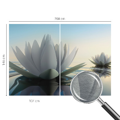 Vlies-Fototapete mit Motiv Seerosen