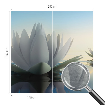 Vlies-Fototapete mit Motiv Seerosen