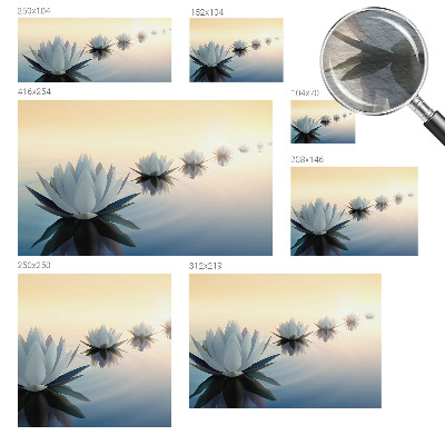 Fototapete fürs Wohnzimmer mit einer friedlichen Aussicht