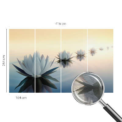 Fototapete fürs Wohnzimmer mit einer friedlichen Aussicht