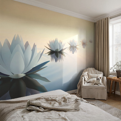 Fototapete fürs Wohnzimmer mit einer friedlichen Aussicht