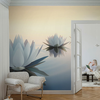 Fototapete fürs Wohnzimmer mit einer friedlichen Aussicht