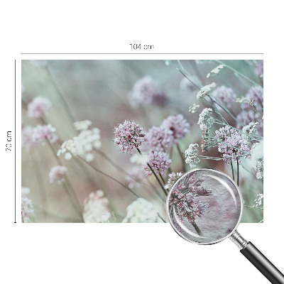 Fototapete fürs Kinderzimmer mit einem Motiv aus Wildblumen