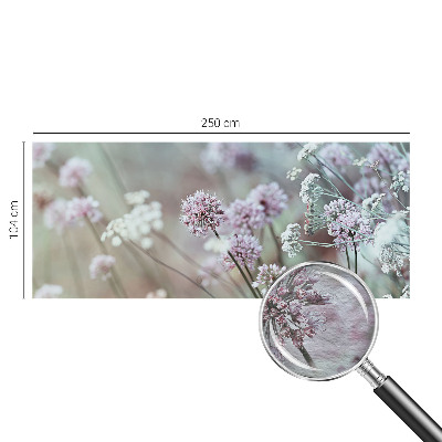 Fototapete fürs Kinderzimmer mit einem Motiv aus Wildblumen