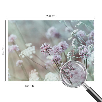 Fototapete fürs Kinderzimmer mit einem Motiv aus Wildblumen