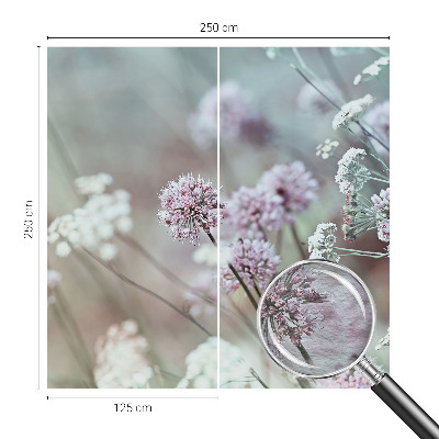Fototapete fürs Kinderzimmer mit einem Motiv aus Wildblumen