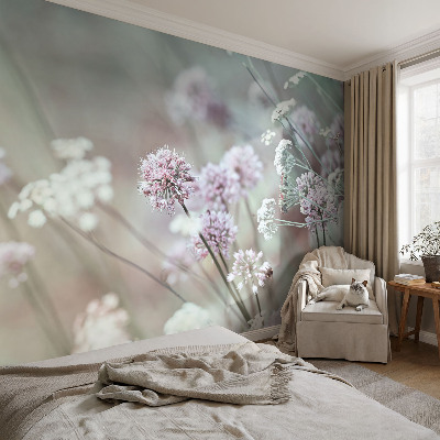 Fototapete fürs Kinderzimmer mit einem Motiv aus Wildblumen