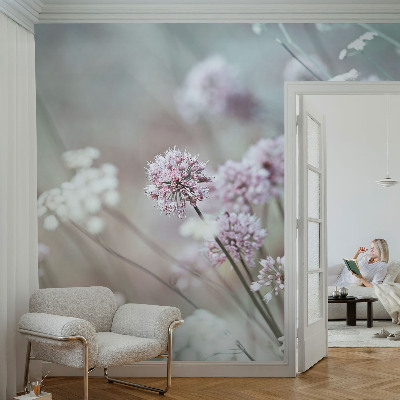Fototapete fürs Kinderzimmer mit einem Motiv aus Wildblumen