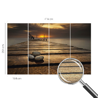 Fototapete aus Vlies mit Motiv eines Sonnenuntergangs