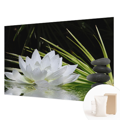 Vlies-Fototapete nach Maß mit Motiv „Lilienmeditation“