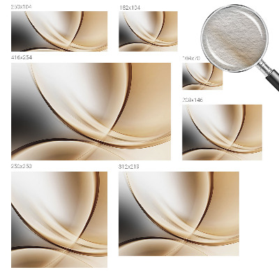 Vlies-Fototapete fürs Schlafzimmer Abgerundete Linien