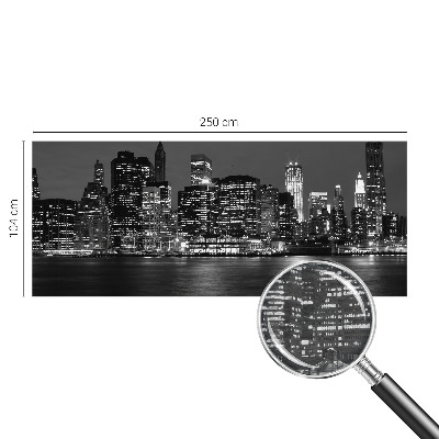 Vlies-Fototapete nach Maß Nachtmetropole