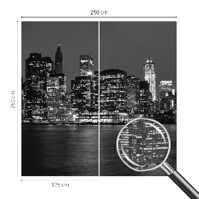 Vlies-Fototapete nach Maß Nachtmetropole