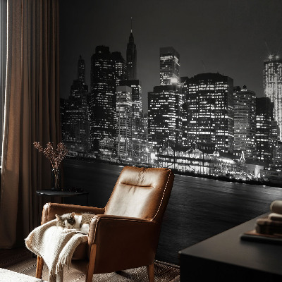 Vlies-Fototapete nach Maß Nachtmetropole