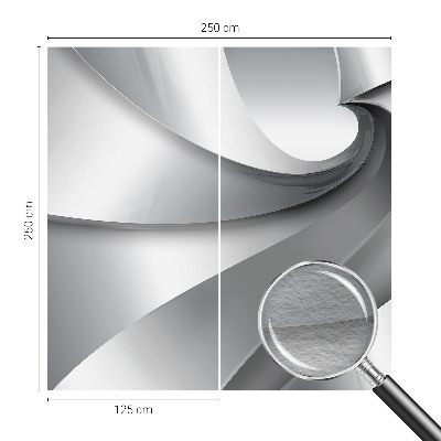 Bedruckte Vlies-Fototapete mit geometrischen Spiralen als Motiv