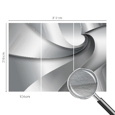Bedruckte Vlies-Fototapete mit geometrischen Spiralen als Motiv