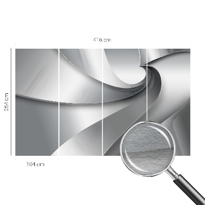 Bedruckte Vlies-Fototapete mit geometrischen Spiralen als Motiv