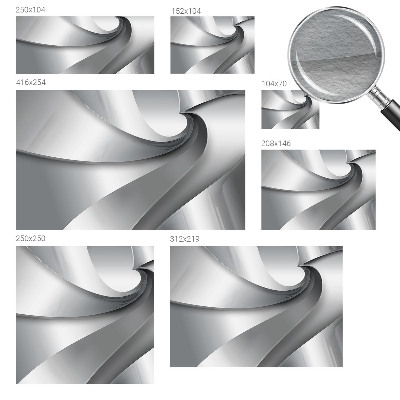 Bedruckte Vlies-Fototapete mit geometrischen Spiralen als Motiv