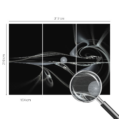 Moderne Vlies-Fototapete mit Motiv aus Flüssigkeitsleitungen