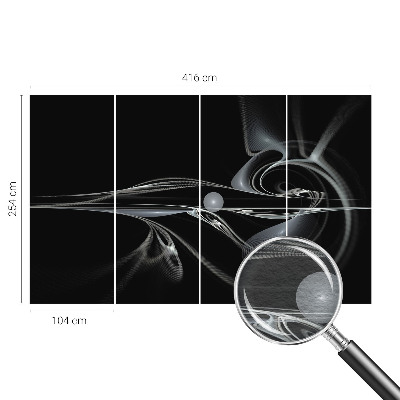 Moderne Vlies-Fototapete Flüssigkeitsleitungen