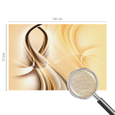Wand-Fototapete mit wellenförmigem Linienmuster