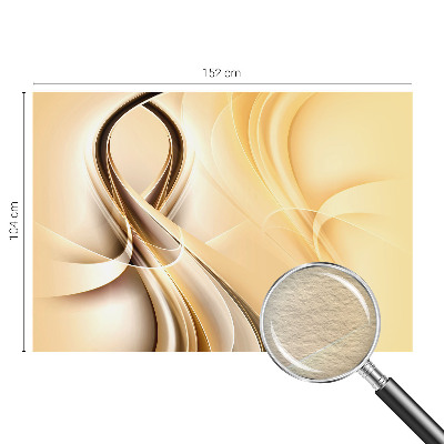 Wand-Fototapete mit wellenförmigem Linienmuster