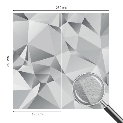 Wandtapete mit abstraktem Geometriemotiv