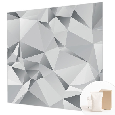 Wandtapete mit abstraktem Geometriemotiv