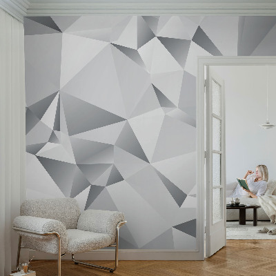 Wandtapete mit abstraktem Geometriemotiv