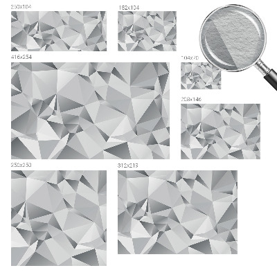 Wandtapete mit abstraktem Geometriemotiv