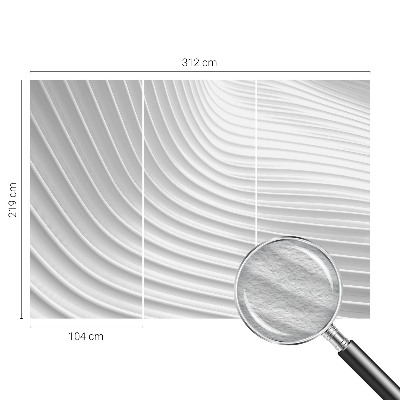 Fototapete Elegante Wellen