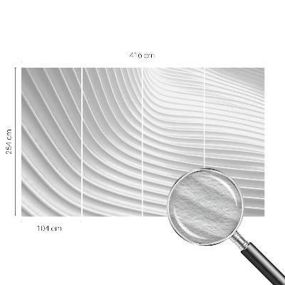 Fototapete mit elegantem Wellenmuster