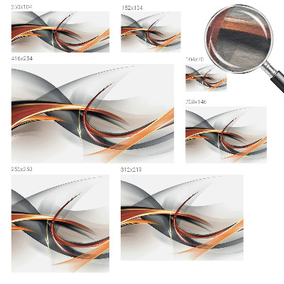 Fototapete fürs Wohnzimmer Abstrakte Dynamik