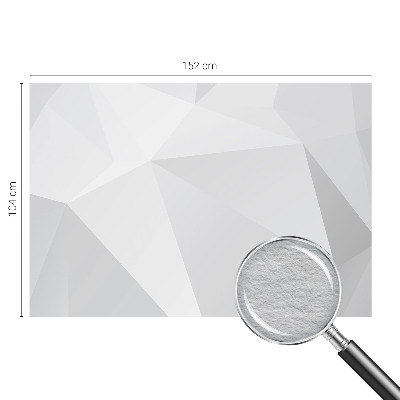 Vlies-Fototapete mit grauem Dreiecksmuster