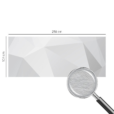 Vlies-Fototapete mit grauem Dreiecksmuster