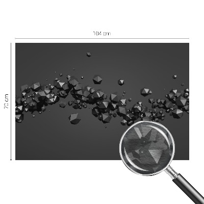 Fototapete fürs Kinderzimmer Schwarze Klumpen