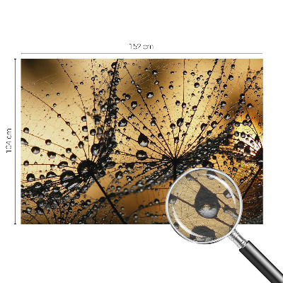 Vlies-Fototapete nach Maß mit zartem Tropfenmuster