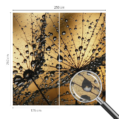 Vlies-Fototapete nach Maß mit zartem Tropfenmuster