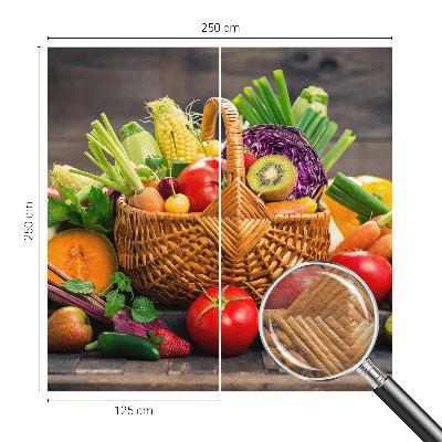 Vlies-Fototapete fürs Schlafzimmer mit fruchtigem Motiv