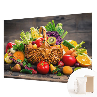 Vlies-Fototapete fürs Schlafzimmer mit fruchtigem Motiv