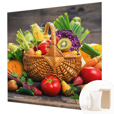 Vlies-Fototapete fürs Schlafzimmer mit fruchtigem Motiv
