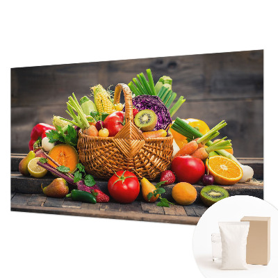Vlies-Fototapete fürs Schlafzimmer mit fruchtigem Motiv